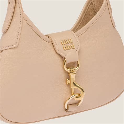 miu miu madras shopping bag|Sand Beige Madras Leather Hobo Bag .